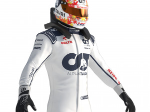 F1 Alpha Tauri Suit 2023 3D Модель