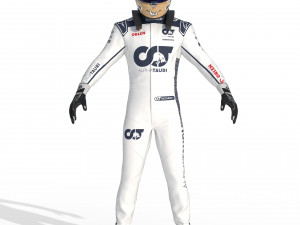 F1 Alpha Tauri Suit 2023 3D Модель
