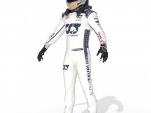 F1 Alpha Tauri Suit 2023 3D Модель