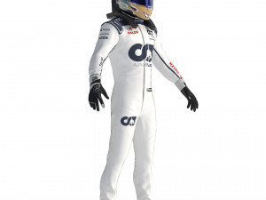 F1 Alpha Tauri Suit 2023 3D Модель
