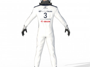 F1 Alpha Tauri Suit 2023 3D Модель