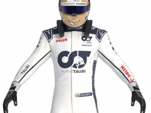 F1 Alpha Tauri Suit 2023 3D Модель
