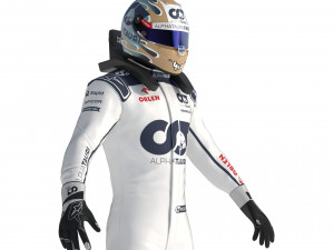 F1 Alpha Tauri Suit 2023 3D Модель