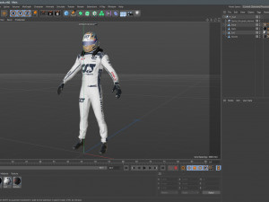 F1 Alpha Tauri Suit 2023 3D Модель