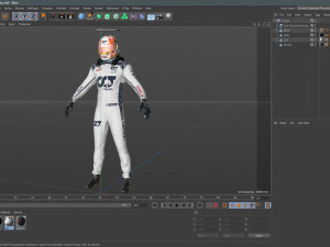 F1 Alpha Tauri Suit 2023 3D Модель
