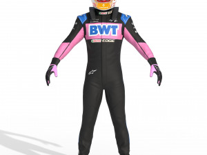 F1 Alpine Suit 2023 Model 3D