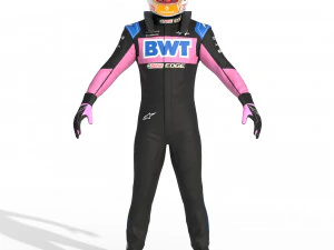 F1 Alpine Suit 2023 3D Model