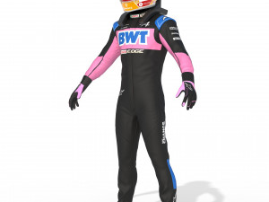 F1 Alpine Suit 2023 Model 3D