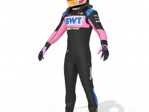 F1 Alpine Suit 2023 3D Model