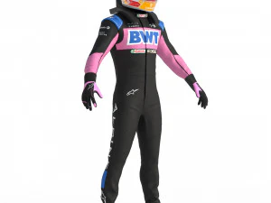F1 Alpine Suit 2023 3D Model