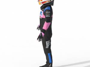 F1 Alpine Suit 2023 Model 3D