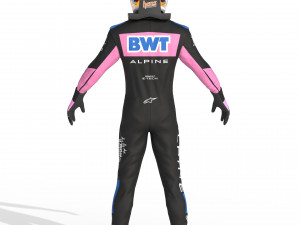 F1 Alpine Suit 2023 Model 3D