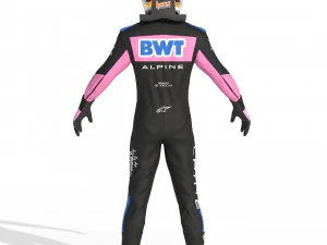F1 Alpine Suit 2023 3D Model