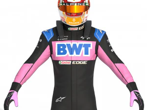 F1 Alpine Suit 2023 3D Model