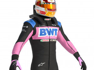 F1 Alpine Suit 2023 Model 3D