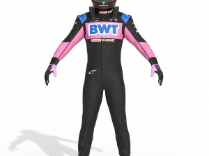 F1 Alpine Suit 2023 Model 3D