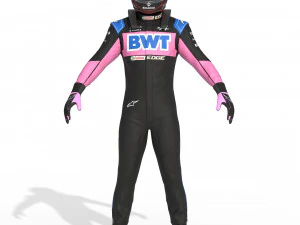 F1 Alpine Suit 2023 3D Model