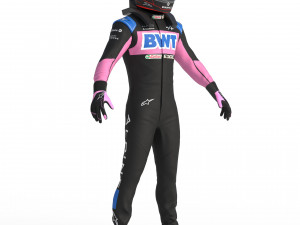 F1 Alpine Suit 2023 Model 3D