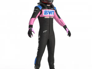 F1 Alpine Suit 2023 3D Model