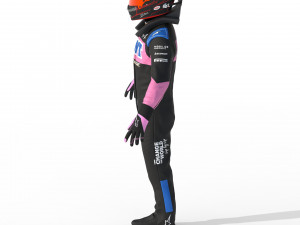 F1 Alpine Suit 2023 Model 3D