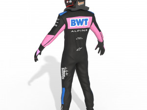 F1 Alpine Suit 2023 Model 3D