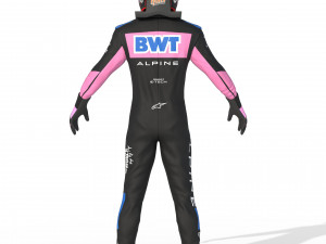 F1 Alpine Suit 2023 Model 3D