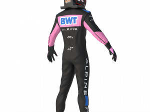 F1 Alpine Suit 2023 Model 3D