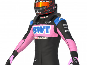 F1 Alpine Suit 2023 Model 3D