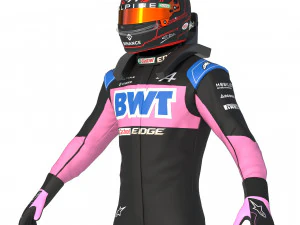 F1 Alpine Suit 2023 3D Model