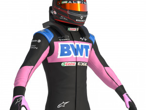 F1 Alpine Suit 2023 Model 3D