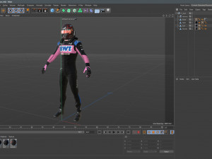 F1 Alpine Suit 2023 Model 3D