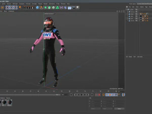 F1 Alpine Suit 2023 3D Model