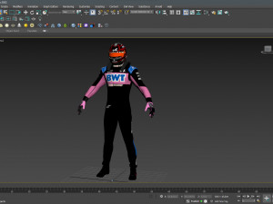 F1 Alpine Suit 2023 Model 3D