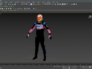 F1 Alpine Suit 2023 Model 3D