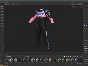 F1 Alpine Suit 2023 Model 3D