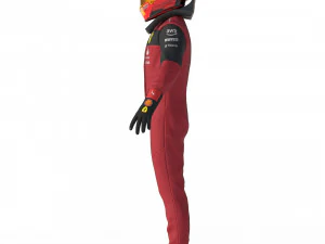 F1 Scuderia Suit 2023 3D Model