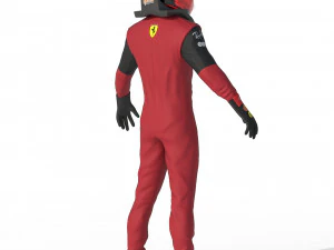 F1 Scuderia Suit 2023 3D Model