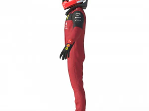 F1 Scuderia Suit 2023 3D Model