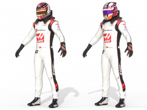F1 Haas Suit 2023 Model 3D