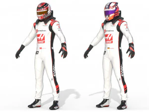 Setelan Haas F1 2023 Model 3D