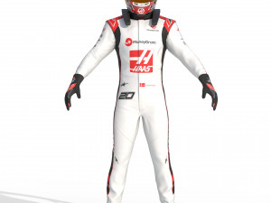 F1 Haas Suit 2023 3D 模型