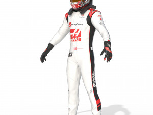 F1 Haas Suit 2023 3D 模型