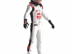 F1 Haas Suit 2023 3D 模型
