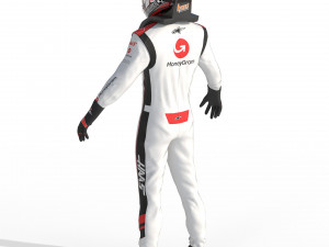 F1 Haas Suit 2023 3D 模型