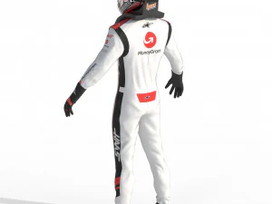 F1 Haas Suit 2023 3D Model