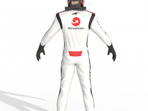 F1 Haas Suit 2023 3D 模型