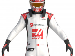 F1 Haas Suit 2023 3D 模型