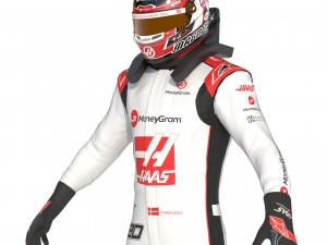 F1 Haas Suit 2023 3D 模型