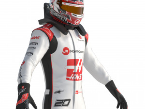 F1 Haas Suit 2023 3D 模型
