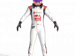 F1 Haas Suit 2023 3D 模型